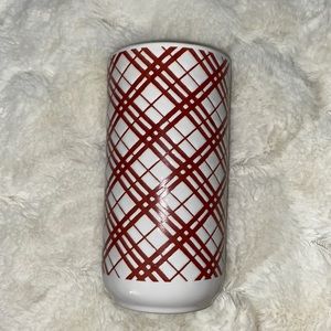 Red&White Stoneware Coffee Mug